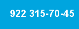 922 315-70-45